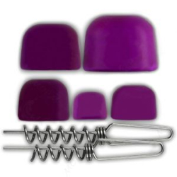 Набор крашеных грузов Призёр "ПУЛЯ" №2 (6 гр, 10 гр, 14 гр, 18 гр, 22 гр), спираль JIG SPRING №1 (Pr-NPULC-02-06)