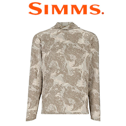 Simms SolarFlex Hoody, Back Eddy Stone