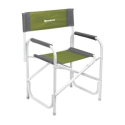 Кресло директорское Nisus (T-N-DC-95200-GG),140 кг, (алюм. д25) зеленый ромб/серы