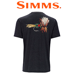 Simms Let It Fly T-Shirt, Charcoal Heather