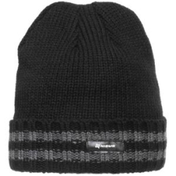 Шапка мужская утепленная с отворотом Nisus Чемпион цвет черный, one size (N-HI-B)