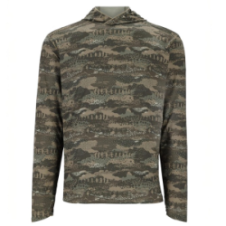 Термофутболка Simms Bugstopper Solarflex Hoody, Shroud Loden, S