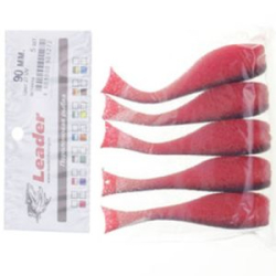 Рыбка поролоновая с силиконовой вставкой 90 мм. Leader Цвет 27 UV упак. 5 шт.