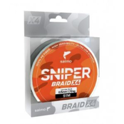 Леска плетеная Salmo Sniper Braid Blue 91m 0.20mm