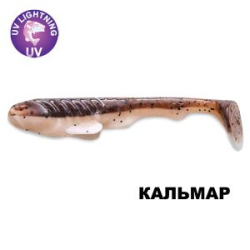 Силиконовая приманка Crazy Fish Tough 2" 71-50-22d-6 кальмар цв. milk coffee by MF (молочное кофе)