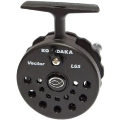 Катушка зимняя/проводочная Kosadaka Vector 75мм красная двухсторонняя на длинной лапке (VEC-R-L75)