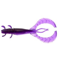 Силиконовая приманка Рак Flagman FL Craw 2,5" цв. #0531 Violet/Pearl White