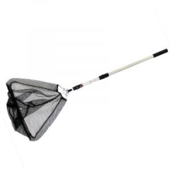 Подсачек складной телескопический Namazu L-180 см, треугольный обод 50 см, нейлон