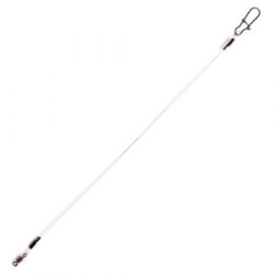 Поводки флюорокарбон Lucky John оснащ. вертл. и застеж. 12кг 25см 10шт.