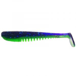 Силиконовая приманка Pike Hunter Easy Shad 3.5" 8.9 см. #028 Violet Lime (UV) (6 шт)