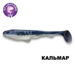 Силиконовая приманка Crazy Fish Tough 2" 71-50-17d-6 кальмар цв. black fish (черная рыба)