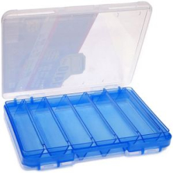 Коробка Kosadaka TB-M12 Reversible F85 140*104*23мм для приманок, голубая