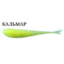 Силиконовая приманка Crazy Fish Glider 2.2" 35-55-54-6-F кальмар цв. green acid (зеленая кислота)