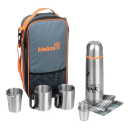 Набор для пикника Prival на 2 персоны с термосом +2 термокружки Helios (HS-PL-TT-2)