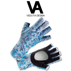 Veduta UV Gloves Reptile Skin Blue