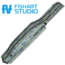 FishArt Чехол полужёсткий 2 секции с жестким дном и карманом