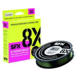 Леска плетеная Sufix SFX 8X 135м зеленая 0.37 мм 40.3 кг PE 5
