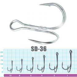 Двойной крючок Owner SD-36TN № 3/0