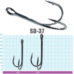 Двойной крючок Owner SD-37 № 4/0