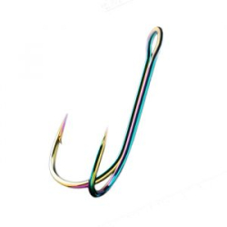 Крючки двойные Sprut Kiba SD-36 CHT #6 (Double Round Bend Hook CHT) 1упак*6шт