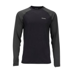 Термофутболка Simms Lightweight Baselayer Top, Black, M