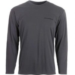 Футболка Grundens Tech Tee LS Shirt, Bass Print Anchor, XL