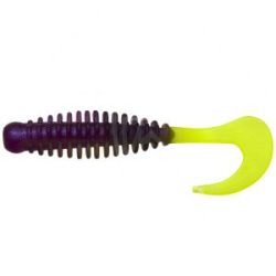 Силиконовая приманка Boroda Baits Phantom 110 mm ЧЕРНЫЙ/ШАРТРЕЗ (Black/Chart)