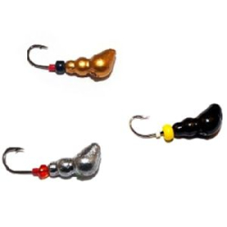 Мормышки свинцовые Lucky John MIX3 МУРАВЕЙ d 3,5мм 3шт