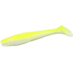 Силиконовая приманка Grows Culture Tioga Fat 3.9" цвет T75 (Bright Yellow White)