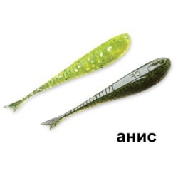 Силиконовая приманка Crazy Fish Glider 1.2" 70-30-16/20-1 анис цв. watermelon (арбуз) /  kiwi (киви)
