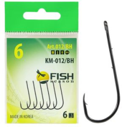 Крючок Fish Season KM012 Baitholder с ушком, №8, покрытие BN (7 шт)