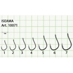 Крючок Fish Season Iseama-Ring №7 с ушком, покрытие BN (10 шт)