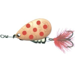 Блесна Kuusamo Kuf-Lippa 5гр. (с опереньем) цвет C-R