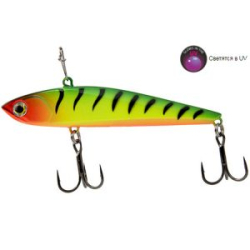 Воблер вертикальный EcoPro Vib Sharkey 75мм 20гр цв. 078 Fire Tiger