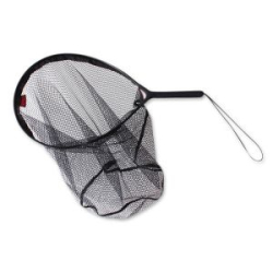 Подсачек для одной руки (рукоятка анодированный алюминий, прорезиненная сеть)