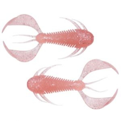Силиконовая приманка Megabass Rock Hog 2,5" цв. clear pink holo