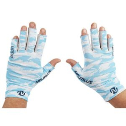 Перчатки летние Nautilus SPF50 Lite Gloves Pro цв. Blue р-р. L/XL