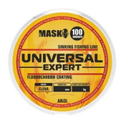 Леска Akkoi Mask Universal Expert 100m clear (прозрачная) 0.28mm (7.6kg)