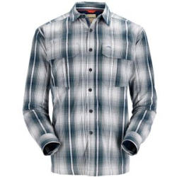 Рубашка Simms Coldweather LS Shirt, Navy Sterling Plaid, XL