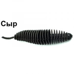 Мягкая приманка Trout Zone Plamp 1,6" Сыр черный