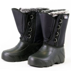 Сапоги-дутики мужские на шнуровке "СЛЕДОПЫТ", ЭВА, 4-сл. меховой вкладыш, -50°С, р.45, черный