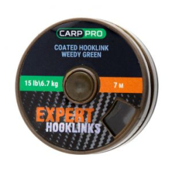 Поводочный материал в оплетке Carp Pro 15LB цв. зеленый 7 м (CP3910-115)