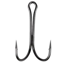 Крючок двойник KOI "DOUBLE HOOK", размер 2/0 (INT), цвет BN (10 шт.)