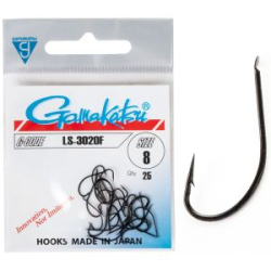 Крючок Gamakatsu Hook LS-3020F Black №09 25шт.