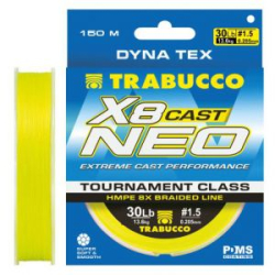 Плетеный шнур Trabucco Neo Cast X8, Light Yellow 150m - #0.6/15lb