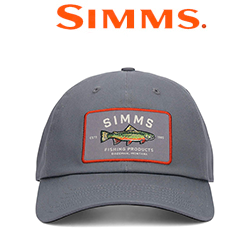 Simms Single Haul Cap, Gunmetal Trout