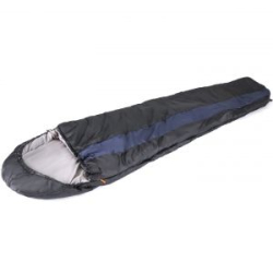 Спальный мешок-кокон "Следопыт-Comfort", 230х80 см., 3х слойный, цв. черный