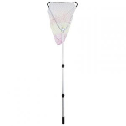 Подсак треугольный Mifine 51011-2, леска цветная, ручка-телескопическая (60*60, L-160см, 2 секции)
