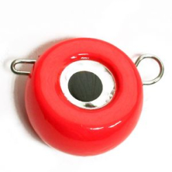 Груз крашеный разборная чебурашка "ТАБЛЕТКА" 32 гр., цвет 01- красный GCR(T)C-32-01 5 шт