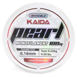 Леска Kaida PEARL прозрачная 100м 0,30мм 10,26кг